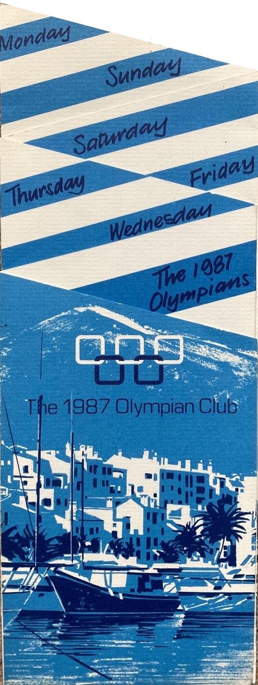 1987 Olympian Club Ticket